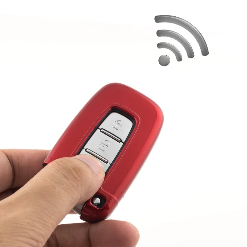 

High-quality ABS Plastic Silicone Car Key Case Cover Key Bag Shell Protector for Kia K2 K5 Car Accessories