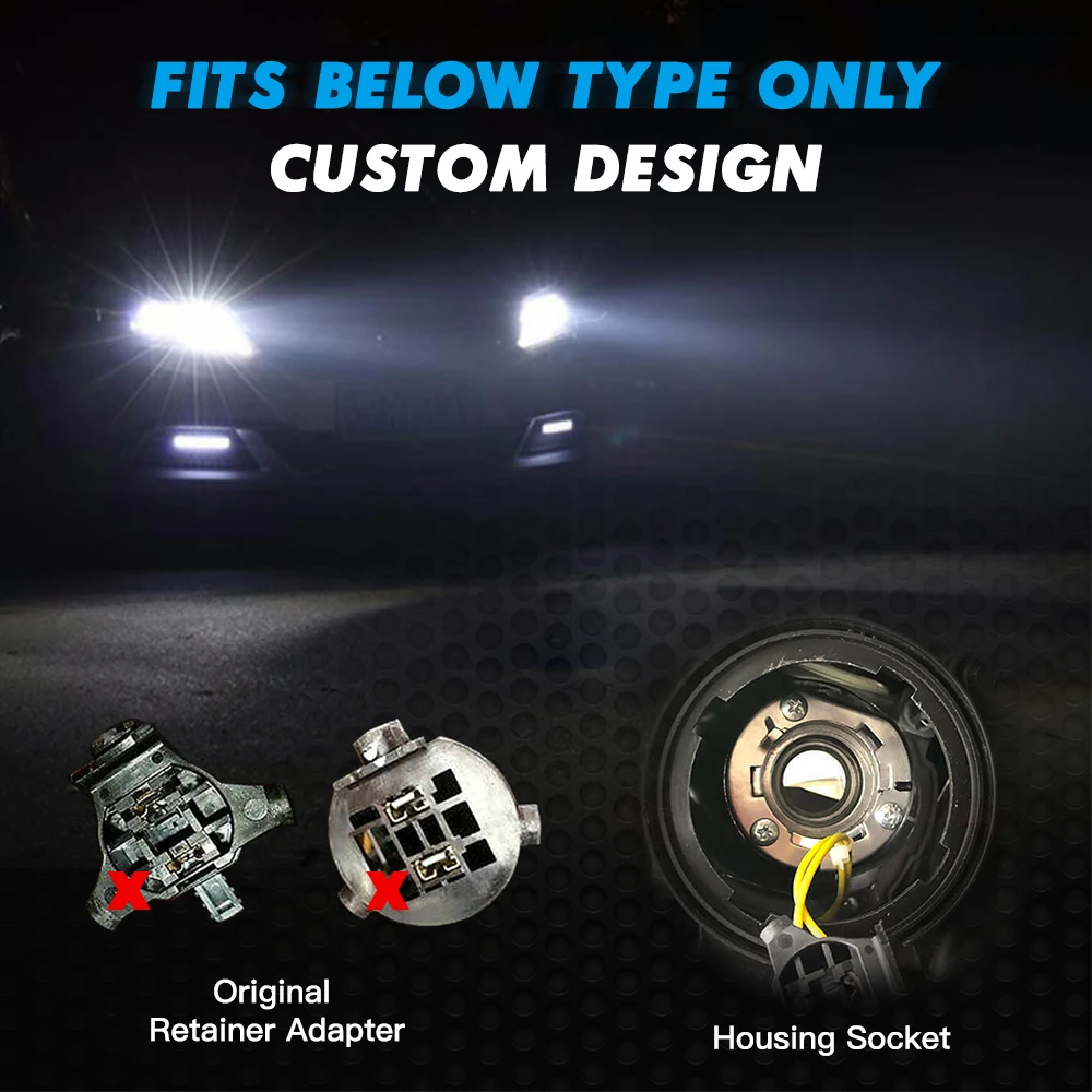Светодиодные фары Bevinsee H7 для KIA Sorento ближний свет Mitsubishi Outlander Hyundai Santa Fe все в одном
