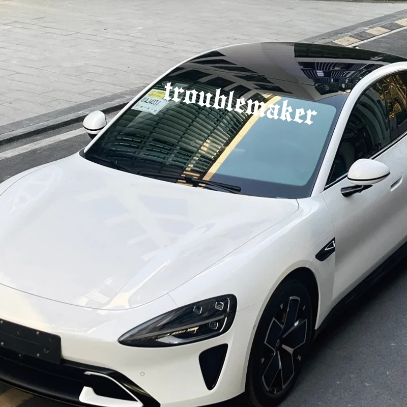 Креативный баннер на лобовое стекло авто наклейка для мотоцикла аксессуары