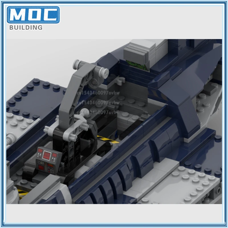 Строительные блоки Moc серии CIS Gozanty Cruiser Technology Кирпичи Классический несущий