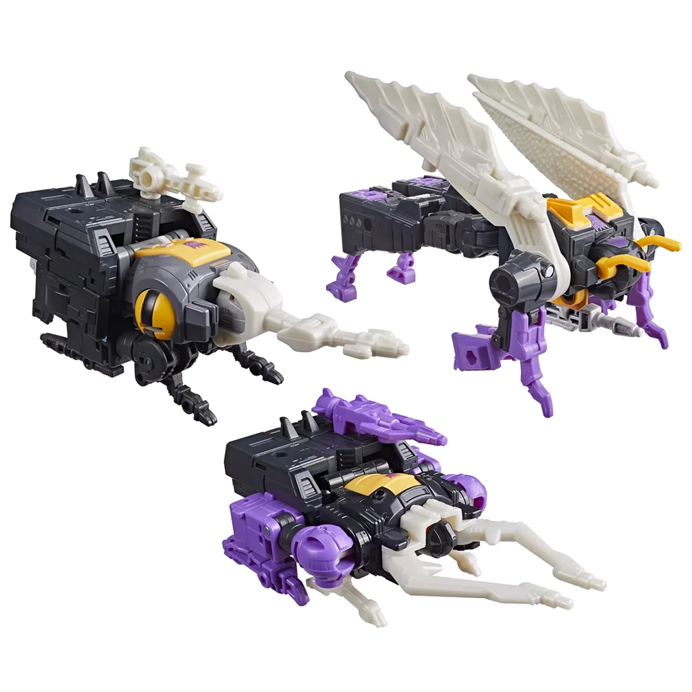 Фото В наличии: Коллекция Hasbro Transformers Studio Series SS86 The Movie MTMTE — набор из 3 фигурок Insecticon Bombshell, Shrapnel и Kickback. №4