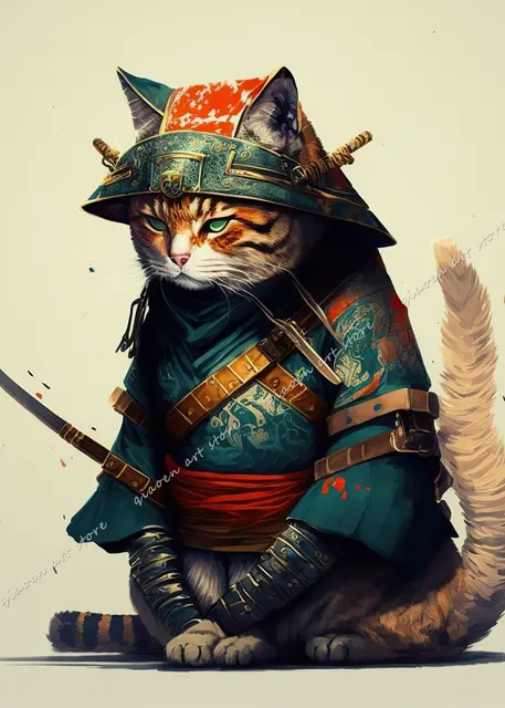 Самурай и кошка