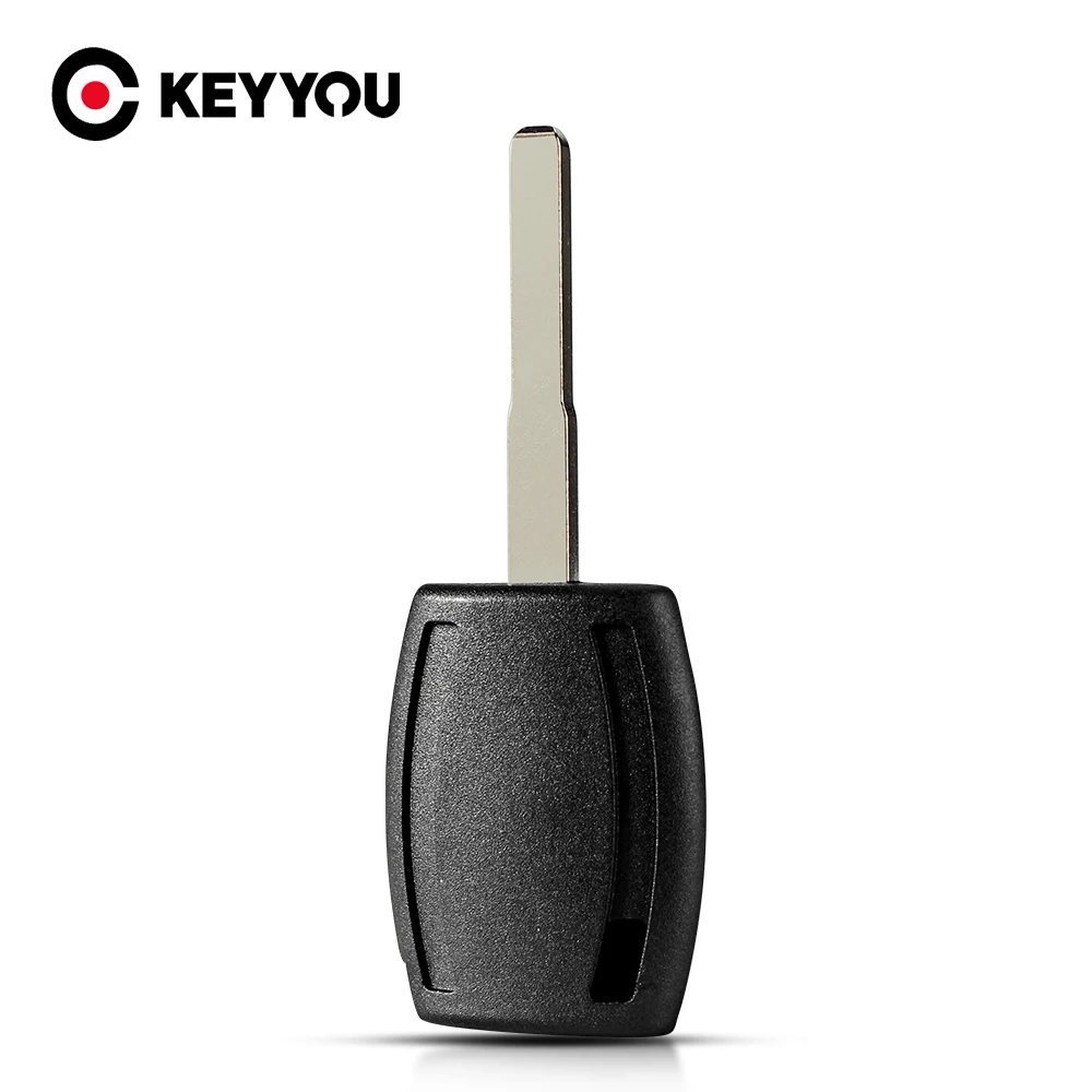 

KEYYOU, Набор Из 10 Необработанных Корпусов Для Дистанционных Ключей-транспондеров HU101 С Лезвием Для Ford Fiesta, Mondeo, F...