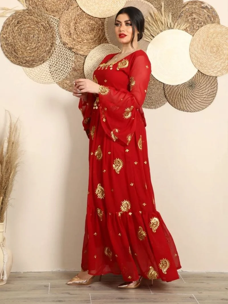 Morocco Muslim Dress Kaftans Abaya Evening Dresses for Women Dubai Turkey Islam Long Dress Robe Longue Femme Musulmane Vestido