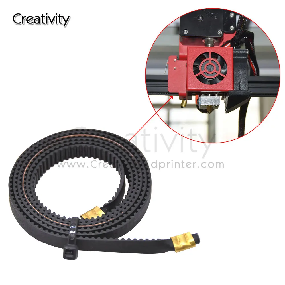 

X+Y Axis Synchronous Belt GT2-6mm Closed-Loop Timing Belt Terminal For Ender-3/Ender-3 Pro/Ender-3 V2 3D Printer Parts
