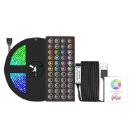 led light with color changing music sync rgb lights 44 infrared remote control led lights for home party 5 m