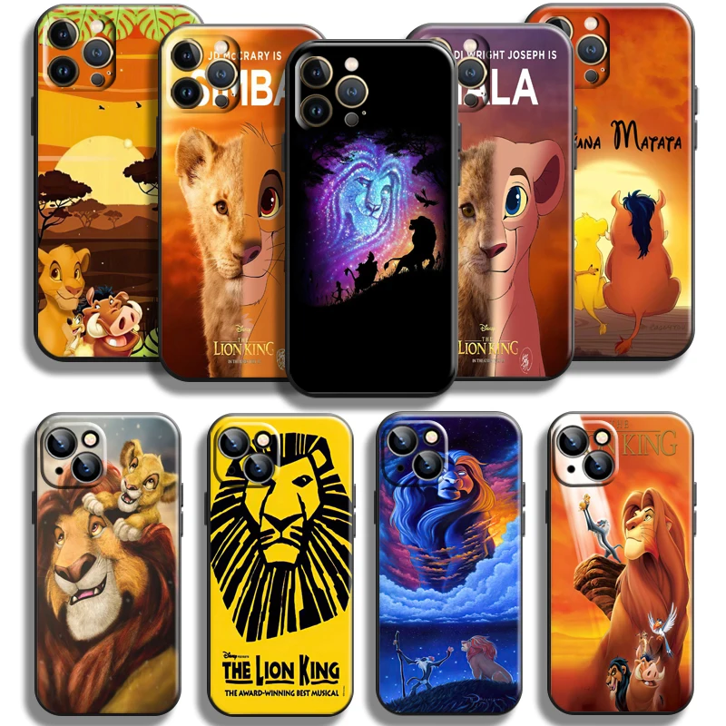 

Disney The Lion King Simba For Apple iPhone 13 12 11 Pro Mini X XR XS Max SE 5 5s 6 6S 7 8 Plus Phone Case Soft Coque Carcasa