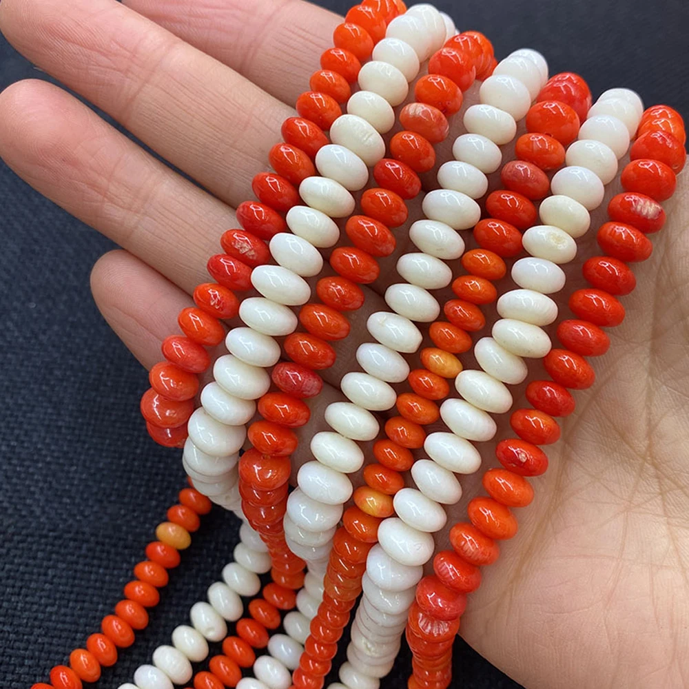 

Abacus Coral Bead High-Quality Natural Sea Bamboo Jewelry Making DIY Necklace Bracelet Earring Accessories Coral Beads Wholesale