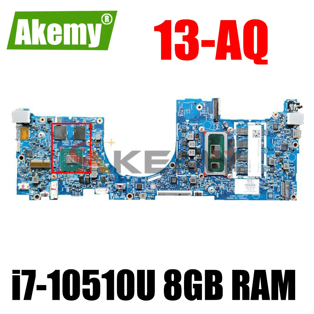 

18744-1 448.0G905.0011 For HP ENVY 13T-AQ 13-AQ Laptop motherboard with i7-10510U CPU N17S-LG-A1 GPU 8GB RAM 100% Tested OK