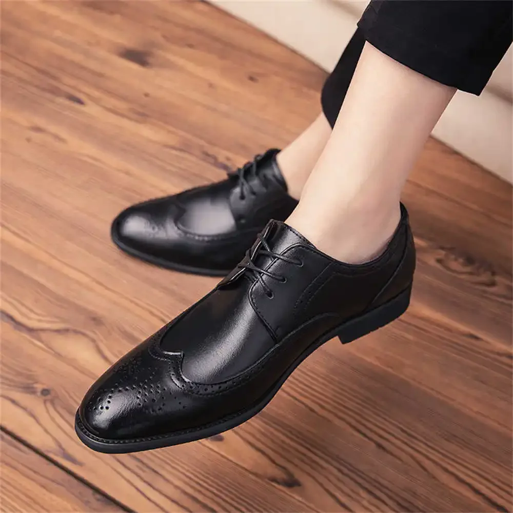 Роскошные вечерние туфли на каблуке размер 47 38-46 мужская обувь элегантные