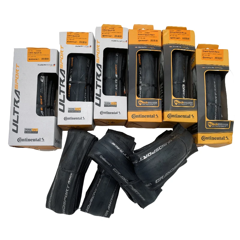 

Continental Road Tires ULTRA Sport III & GRAND Sport Race & Extra 700× 23C /25C/28C Road Bike Clincher Foldable Tires