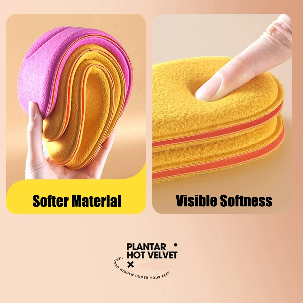 Self-heated Insoles for Shoes Man Women Foot Arch Support Orthopedic Insoles Memory Foam Winter Warm Deodorant Sports Shoes Pads