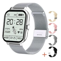 2022 new womens smart watch men 1 69 color screen full touch fitness tracker bluetooth call smart clock ladies smartwatch men