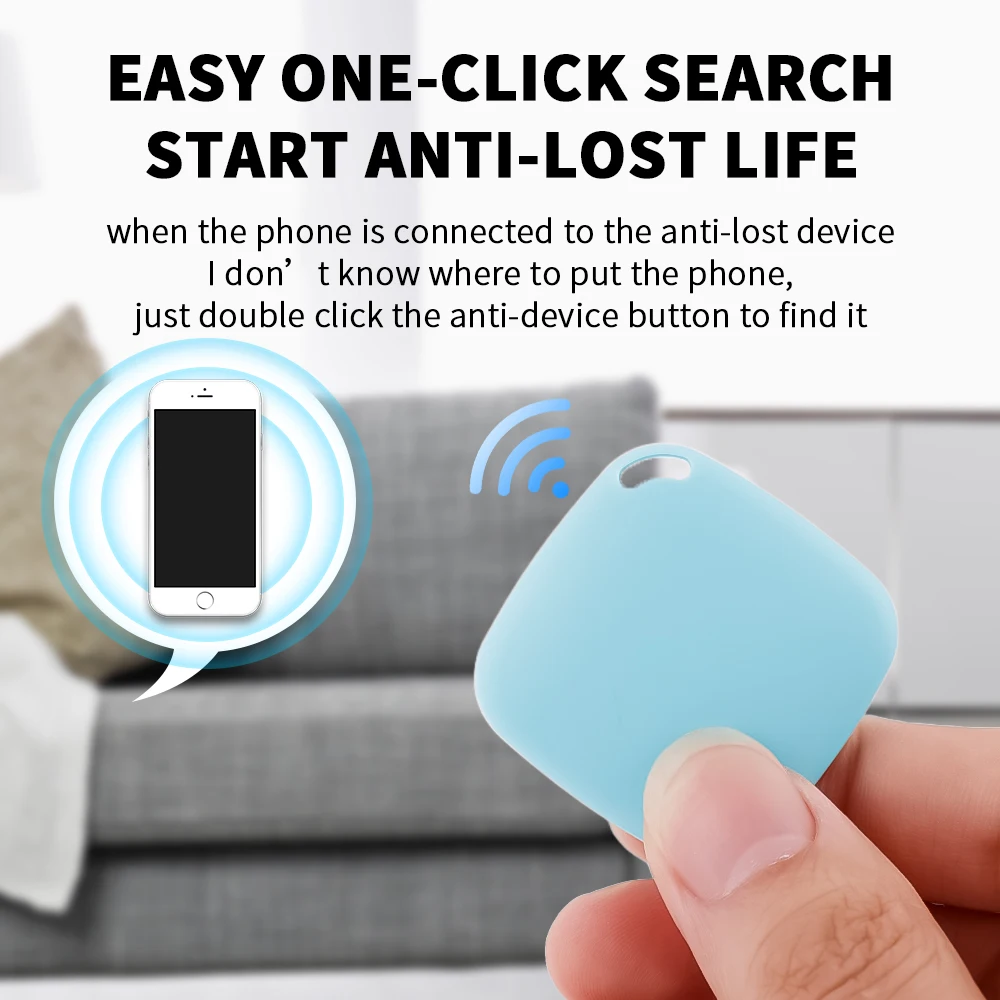 Portable Mini GPS Tracker Mobile Bluetooth Wireless Locator For Pet Dog Cat Key Kid Universal Tracking Finder Electronic Locator images - 6