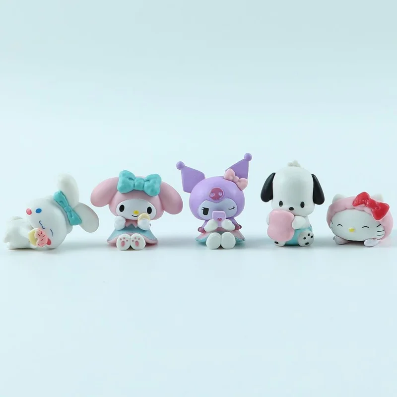 Blind Box Melody Cake Ornaments Clow M Cinnamoroll Babycinnamoroll Hand-Made Cutie Cute Boys and Girls Children's Toys images - 6