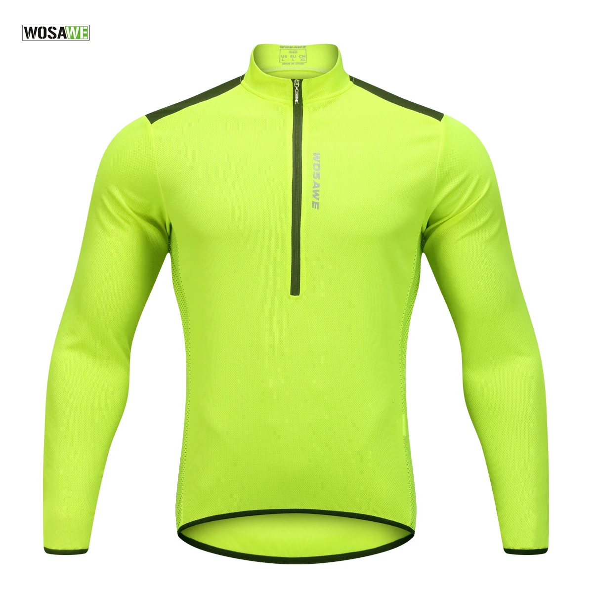 

WOSAWE Spring Long Sleeve Cycling Jersey Brethable Bicycle Jerseys Outdoor MTB Mountain Road Bike Cycling Jacket Quick Dry Wear