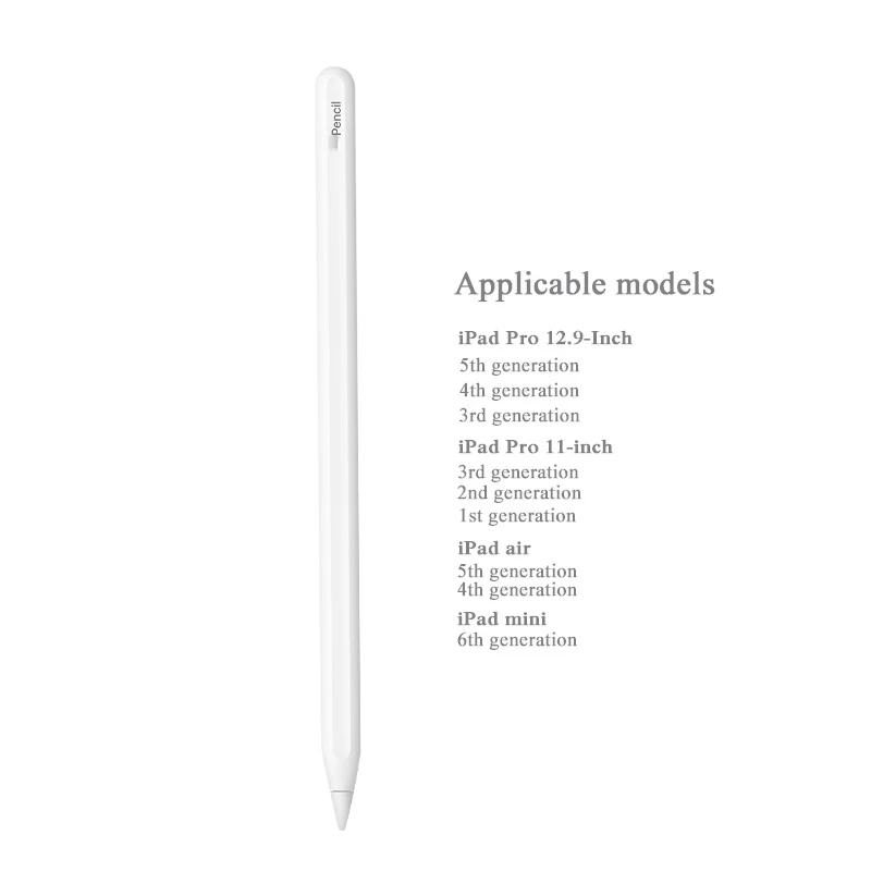 

For Apple Pencil 1 2 Active Stylus Touch Pen For iPad 2018 2019 2020 2021 2022 Palm Rejection Tilt Pen Tablet Touch Screen Pen