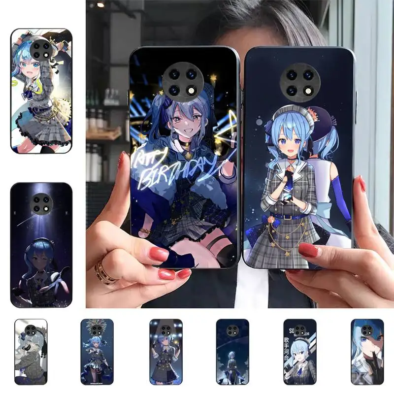 

Hoshimachi Suisei Anime Phone Case for Samsung S20 lite S21 S10 S9 plus for Redmi Note8 9pro for Huawei Y6 cover