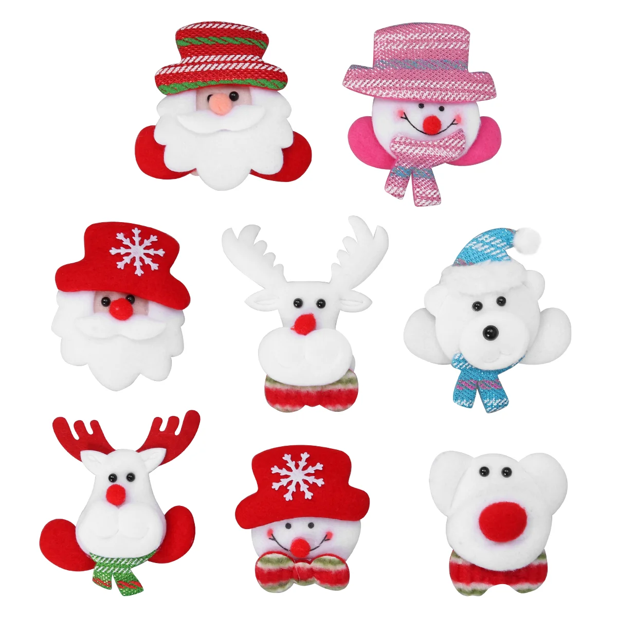 

Christmas Brooch Party Broocheskids Led Santa Pin Lightgifts Fillers Bag Favors Jewelry Stuffersstocking Claus Andglitter Enamel