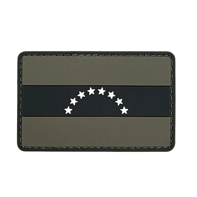 3D резиновые нашивки с российским флагом ПВХ блестками патчи Нигерийским и