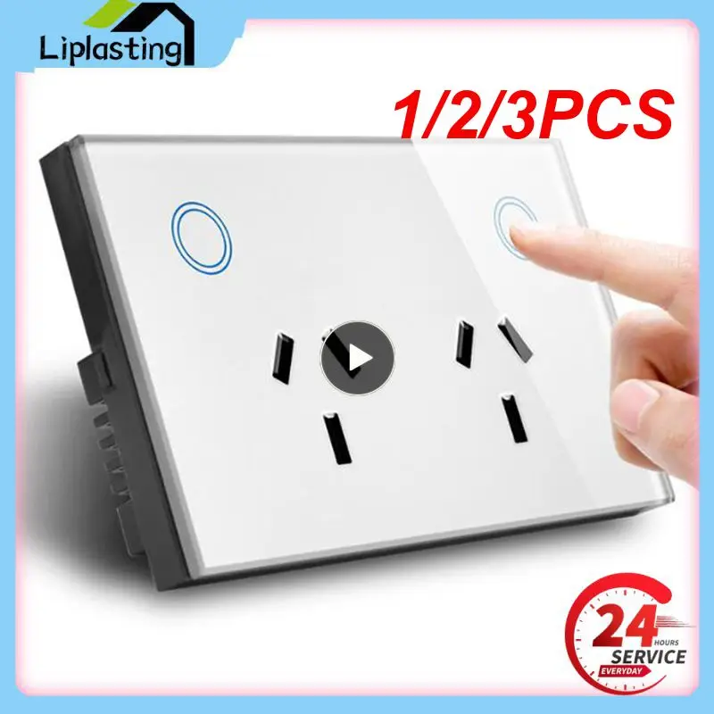 

Умная настенная розетка с Wi-Fi, 10 А, 1/2/3 шт.