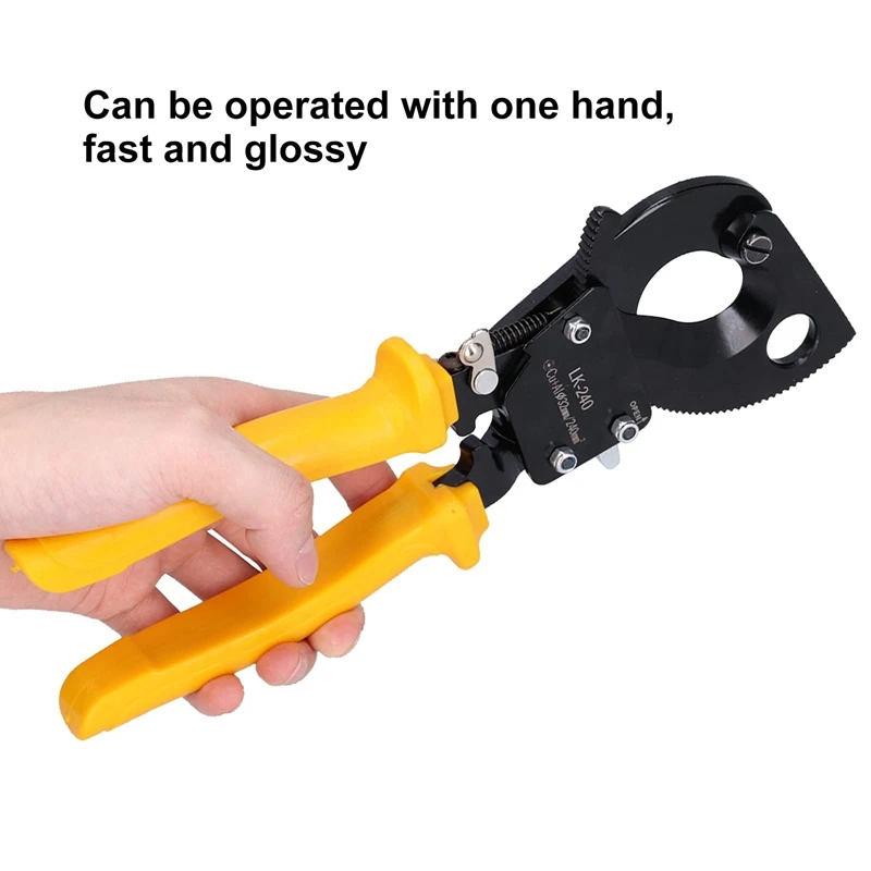 1 шт. Lk-240 плоскогубцы с храповым механизмом медные и алюминиевые ножницы для