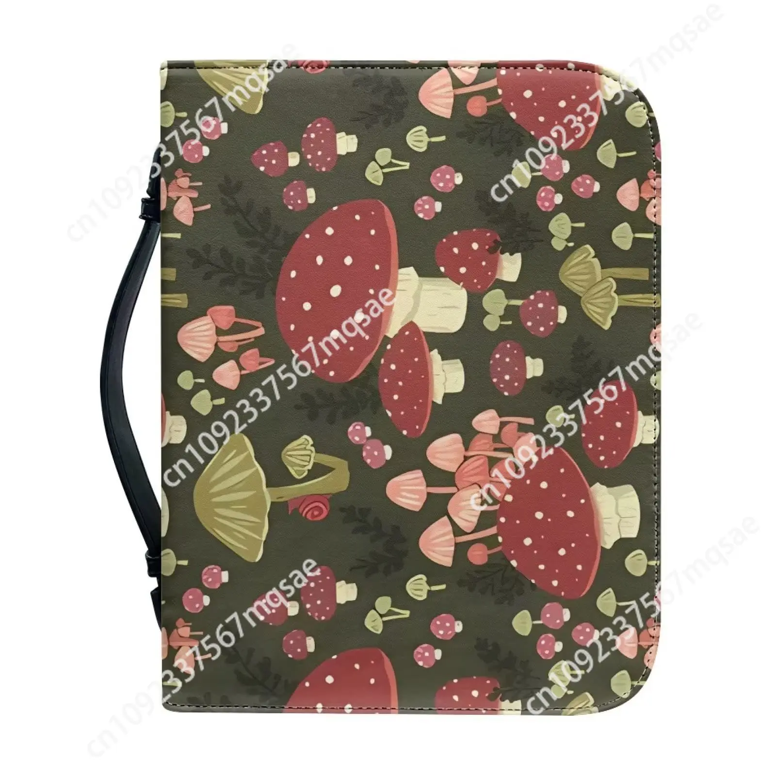 Модная ночная грибная печать библейский стих чехол для Библии сумка переноски