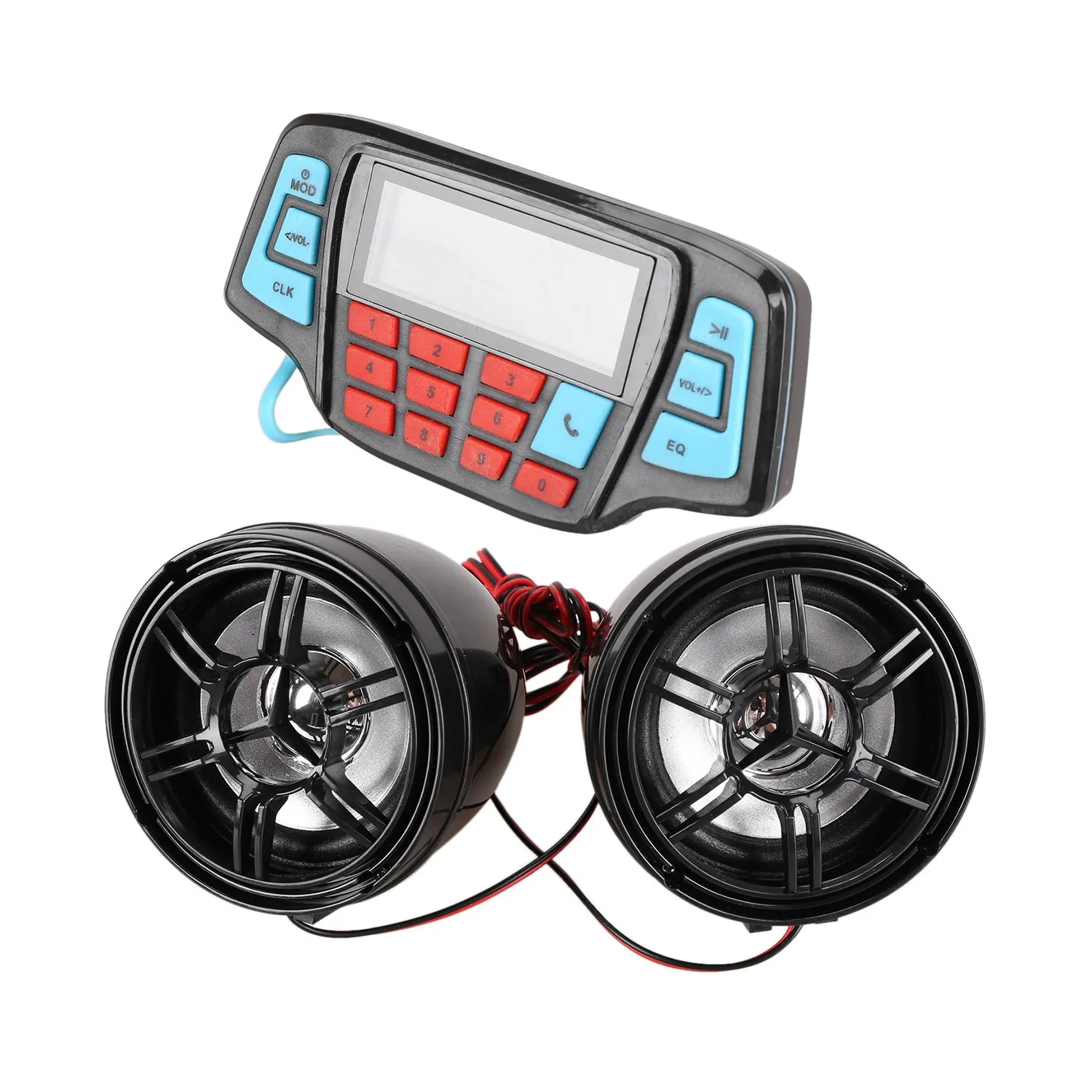 

Музыкальный MP3-плеер для мотоцикла, аудио, громкая связь, Bluetooth, стереоколонка, Fm-радио, водонепроницаемая аудиосистема