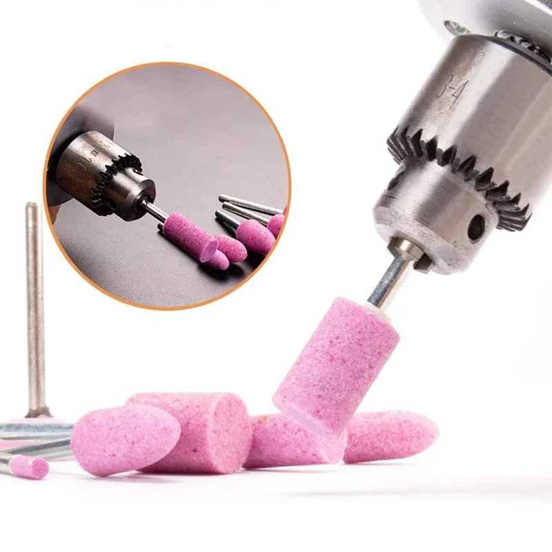 10 шт. 3 мм хвостовик абразивная головка колесо с накатанной головкой для