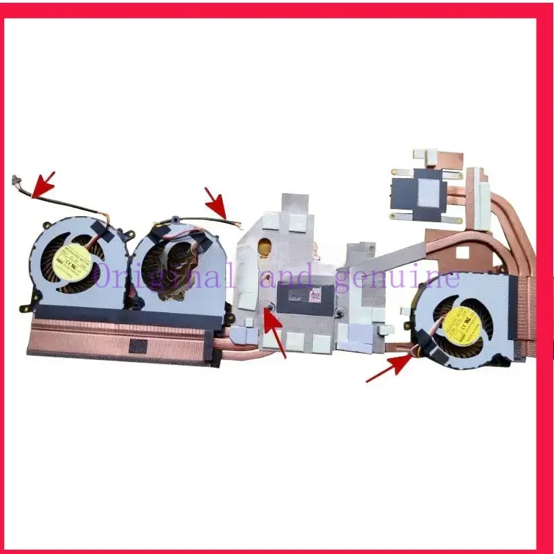 Вентилятор и радиатор процессора графического для CLEVO PA70HP PA70HS-G PA71HS PA70HP6-G PA71HP6