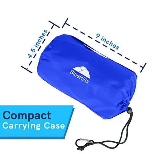 Ultra Compact Airplane Travel Blanket 2 Pack – Royal Blue