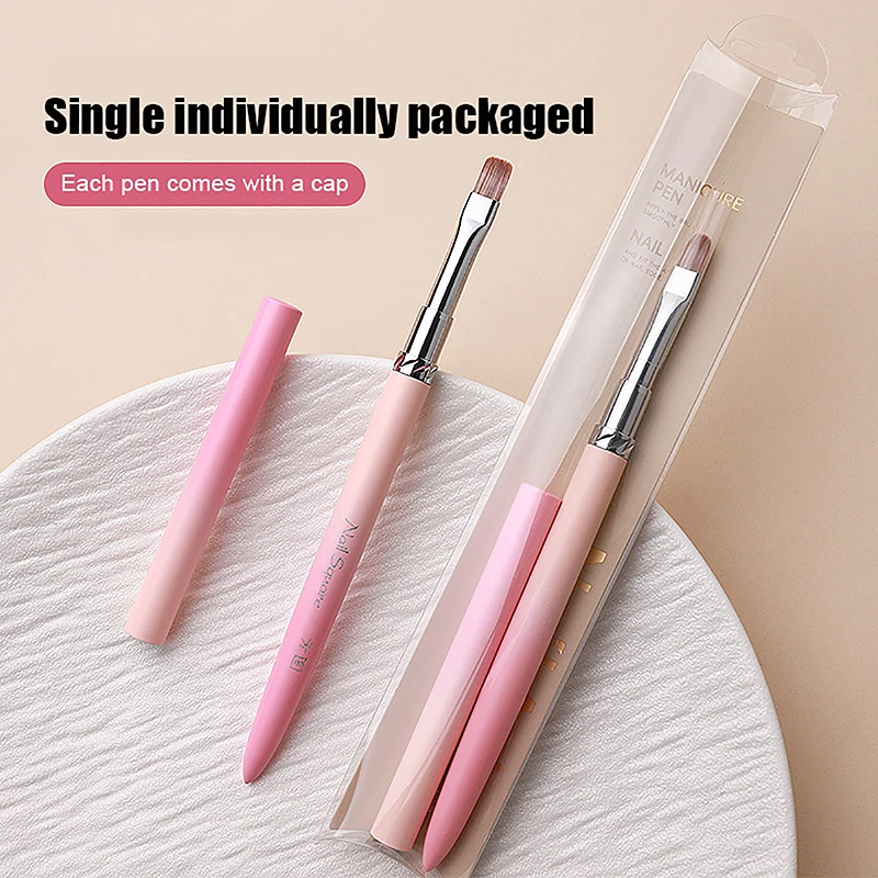 Новая градиентная розовая УФ-гелевая ручка для дизайна ногтей высокое качество