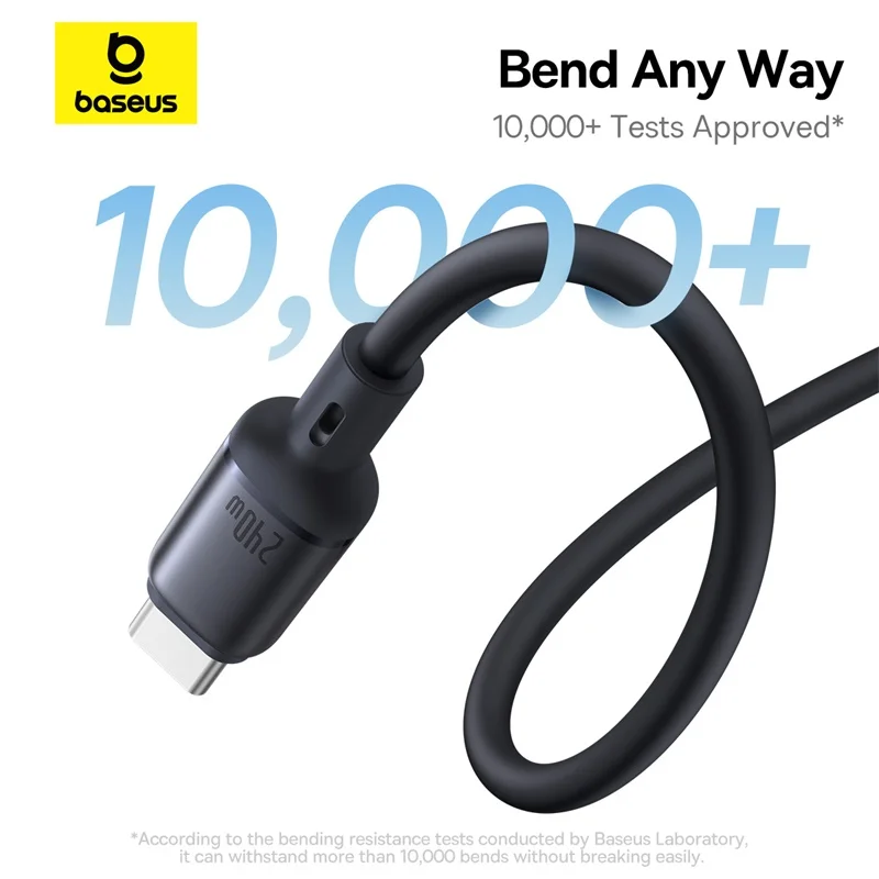 Baseus 240 Вт Picogo Магнитный кабель для быстрой зарядки типа C Кабель USB iPhone 16 15