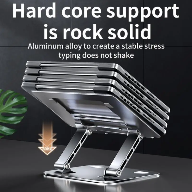 

Folding Desktop Holder Ergonomic Up To 17 Inch Tablet Support Portable Aluminum Alloy Tablet Stand For Notebook Computer