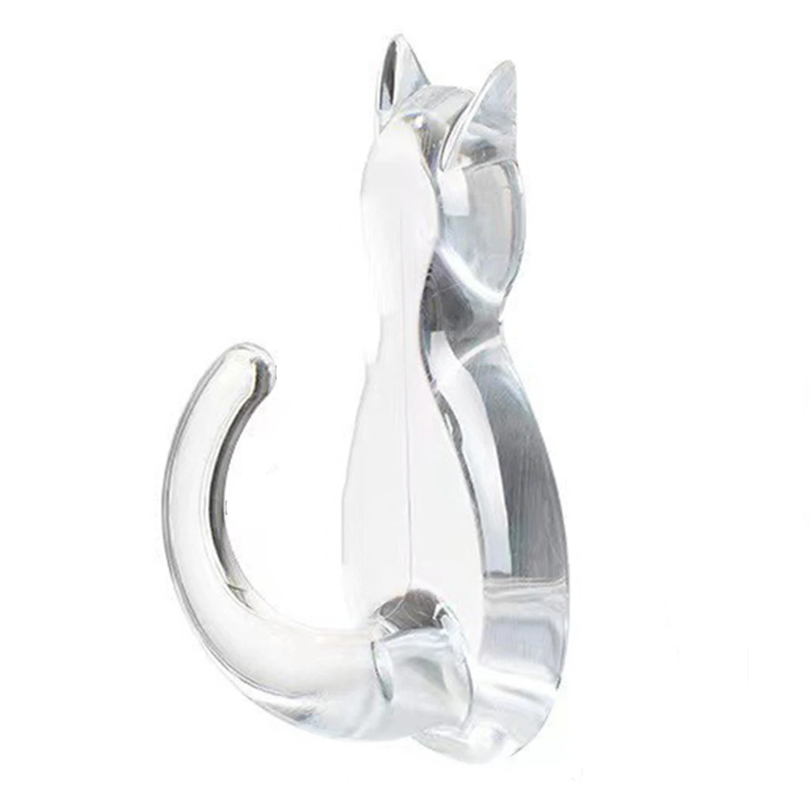 

Wall Mount Cat Tail Hooks Waterproof Space-saving Wall Hooks for Entryway Bedroom Living Room