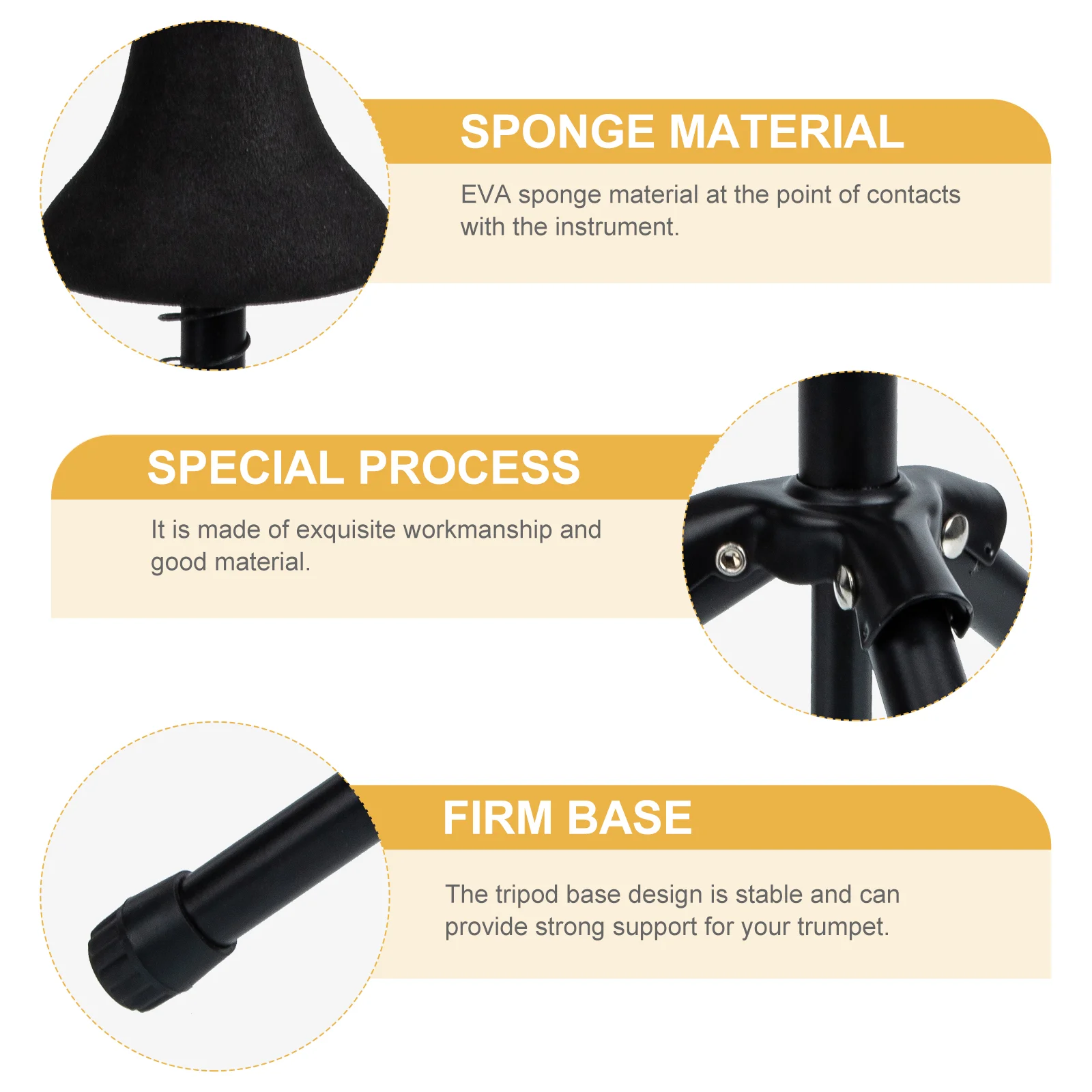 Маленькая стойка для духовых инструментов держатель трубы подставки хранения