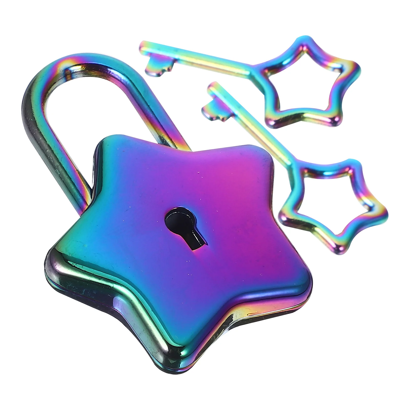 Навесной замок для ноутбука в форме звезды беспроводной милый сплав DIY дневника