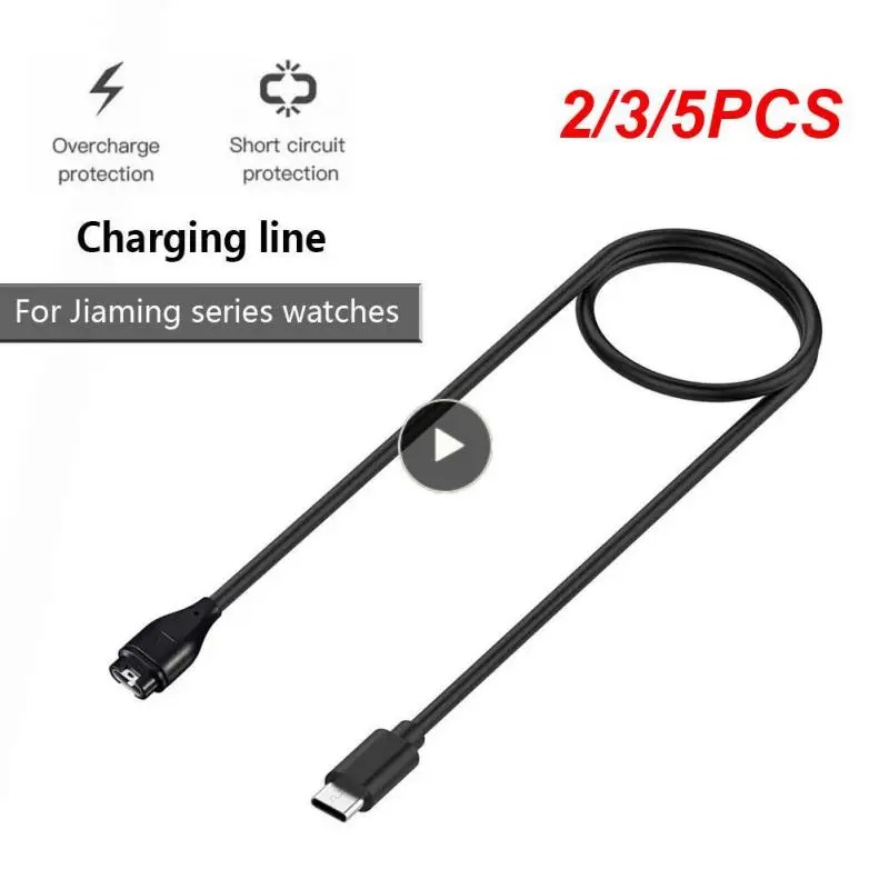 

2/3/5 шт. зарядное устройство Type-c для часов jiamer, длиной 1 метр, для Garmin Fenix 7 7s 7x 6s
