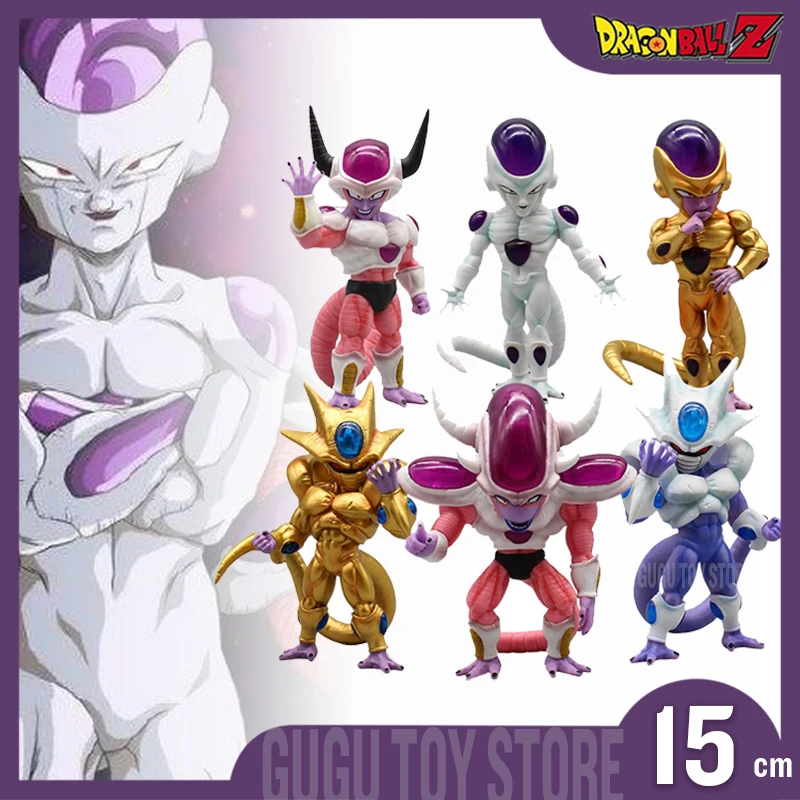

Dragon Ball Z Cooler Frieza First Second Third Form Figures Q Version Freezer Figures Coora Dbz Figurine 15cm Pvc Model Doll Toy