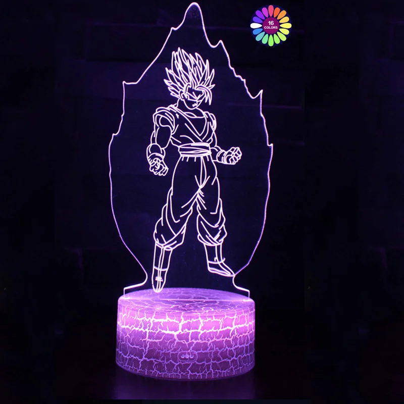 

TAKARA TOMY Dragon Ball Series 3D Night Light Colorful Touch Desk Lamp Remote Control Creative Gift Light Visual Light gift