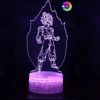 takara tomy dragon ball series 3d night light colorful touch desk lamp remote control creative gift light visual light gift