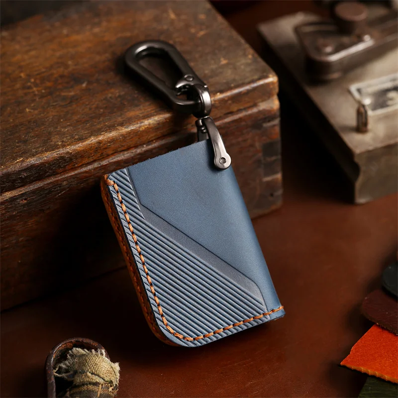 

Handmade Leather Car Key Case Cover Shell For LYNK CO 05 09 01 06 Auto Key Protector Interior Accessories