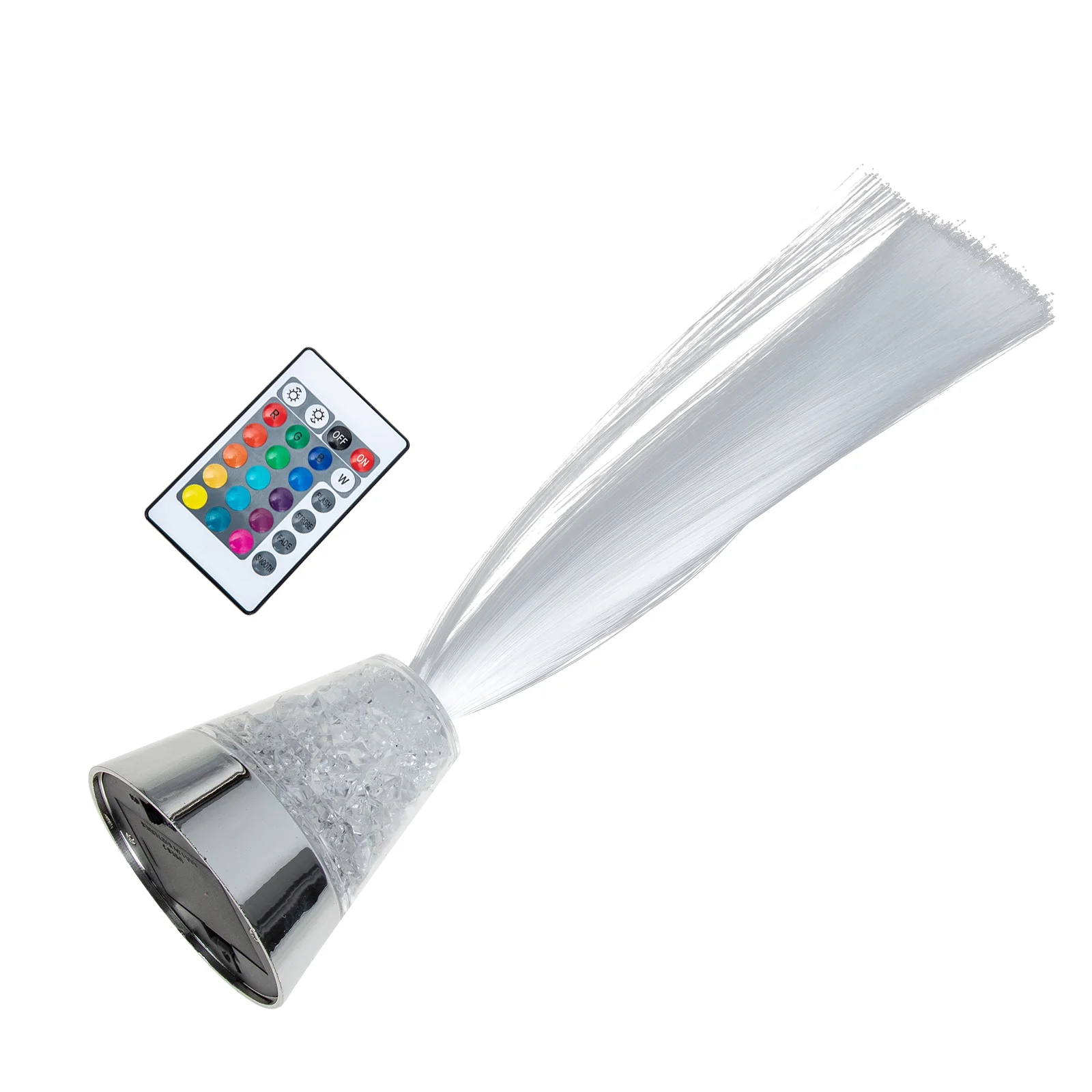 

1 Set of Desktop Optical Fiber Night Lamp Decorative Optical Desk Lamp Decor