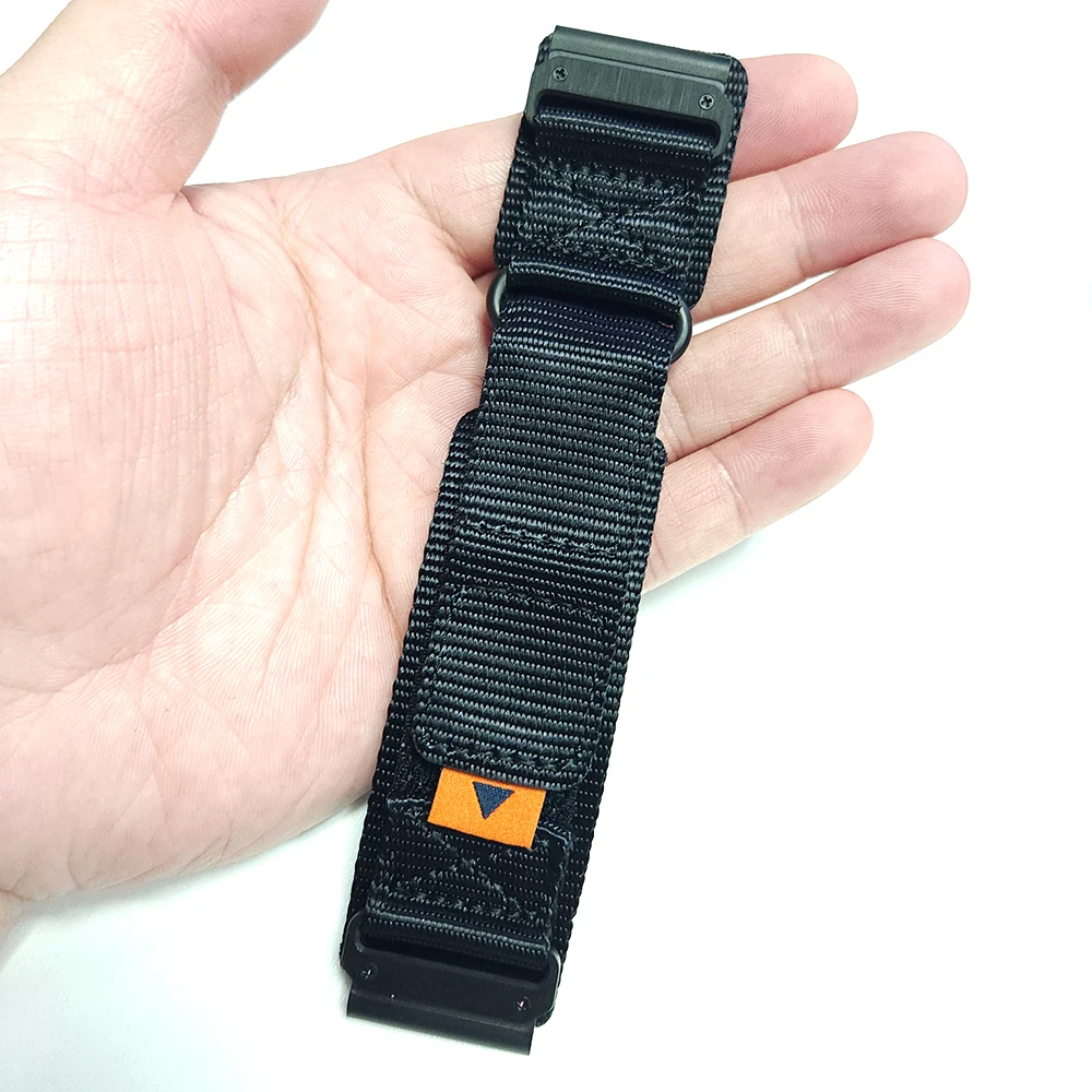 Tactical Outdoor nylon strap QuickFit 26mm For Garmin Fenix 7X 6X 5X Plus/Quatix/Mk2/Enduro 2/Instinct 2X Solar Watch band