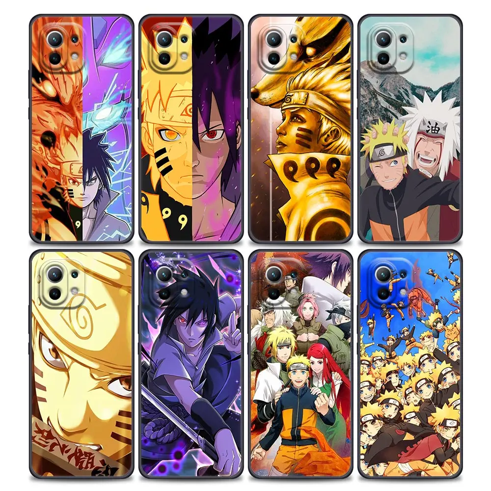 

Anime Uchiha Sasuke Phone Case For Xiaomi Mi 11 11T 11X Pro Lite NE 5G 12 POCO X3 F3 M3 M4 NFC Pro Soft Thin Cover funda Naruto