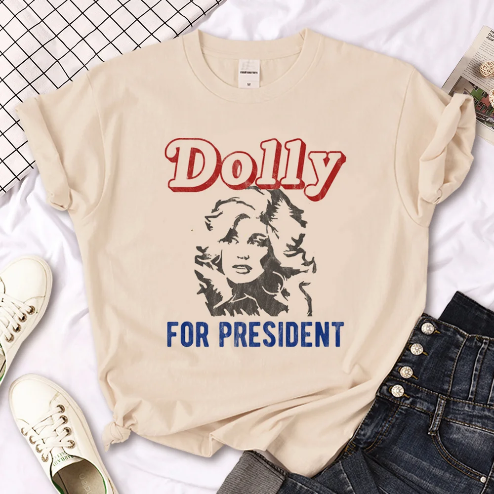 

Женская футболка с рисунком Dolly Parton, комикс, дизайнерская футболка, женская одежда Аниме y2k 2000s