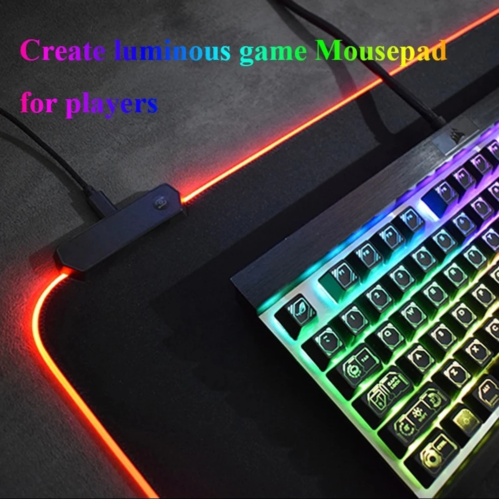 Коврик для мыши L-Luxuryes Cars A-Acuraes Rgb игровой коврик милый клавиатуры очень большой