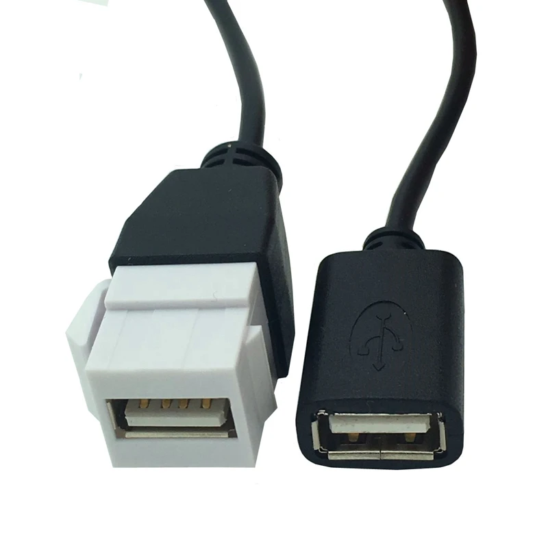 USB 2.0 A мама-мама папа-мама адаптер для крепления на панели настенной розетки