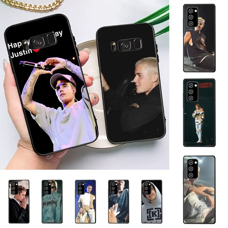 

POP MART Ju-stin Bie-ber Phone Case For Samsung Galaxy J4 plus J6 J5 J72016 J7prime cover for J7Core J6plus