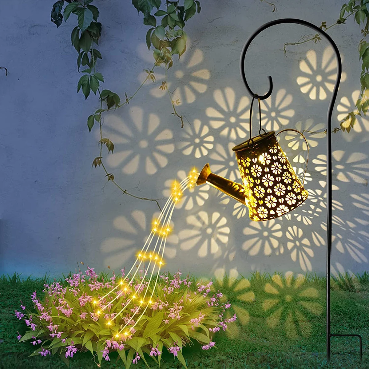 

Solar Kettle Lamp Outdoor Hanging Watering Can Light IP64 Waterproof Garden Light Watering Can Sprinkler Fairy Light for Patio